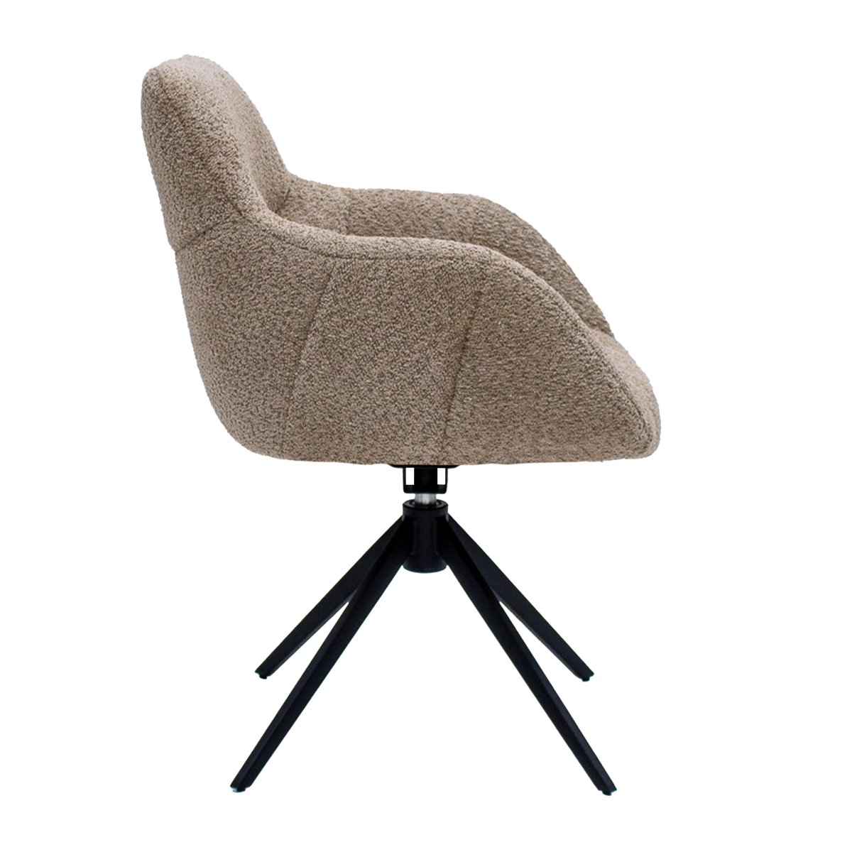 Chaise pivotante Kick Fer - Beige