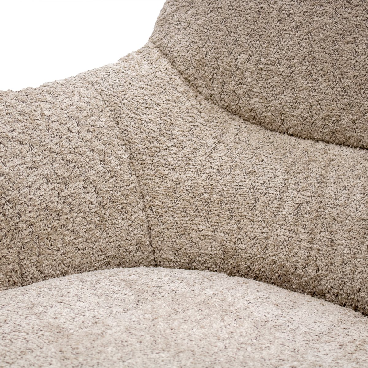 Chaise pivotante Kick Fer - Beige