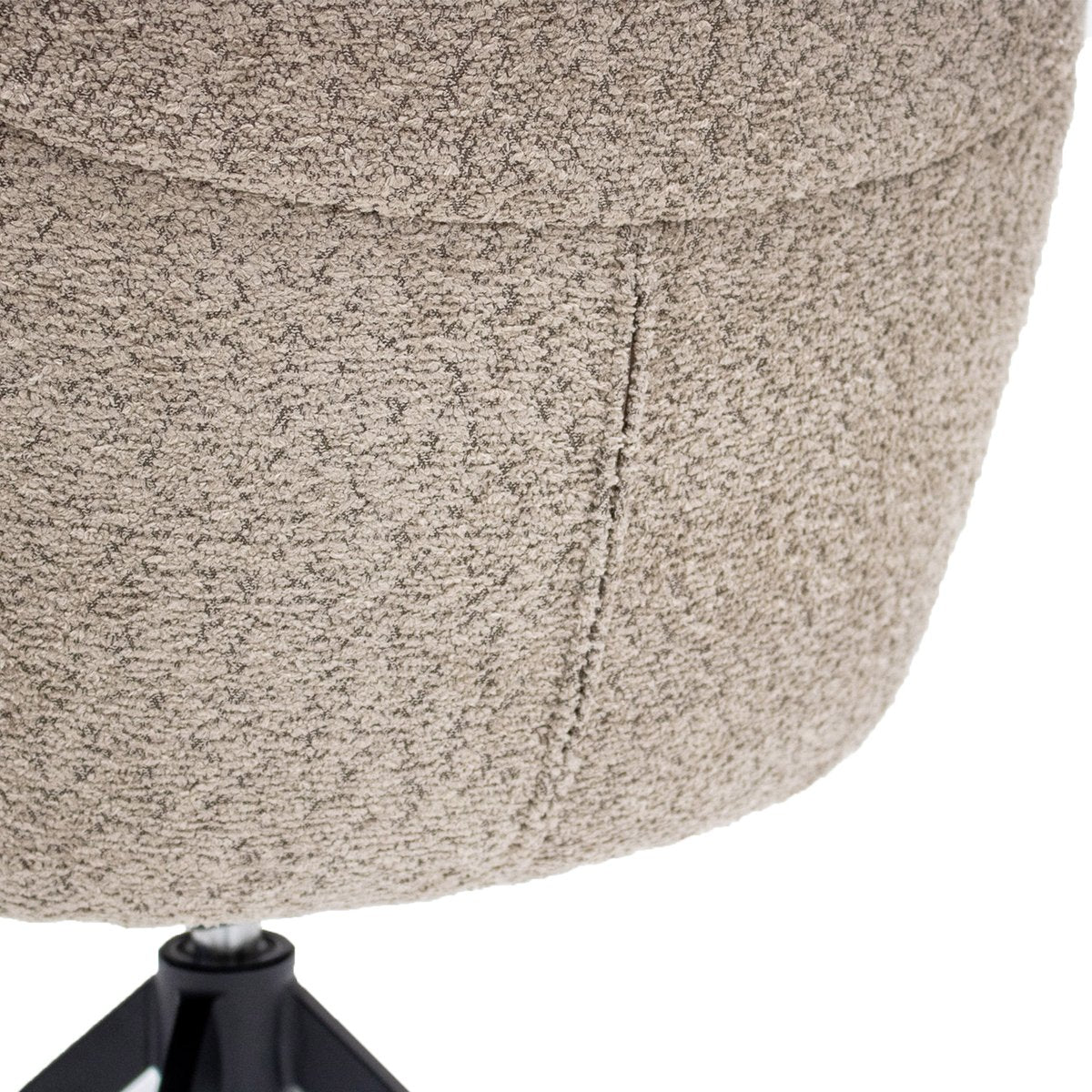 Chaise pivotante Kick Fer - Beige