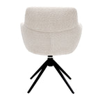 Chaise pivotante Kick Fer - Crème
