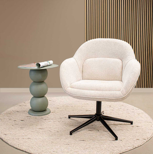 Kick draaifauteuil Lux - Champagne
