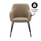 Chaise de salle à manger Kick Daan - Beige
