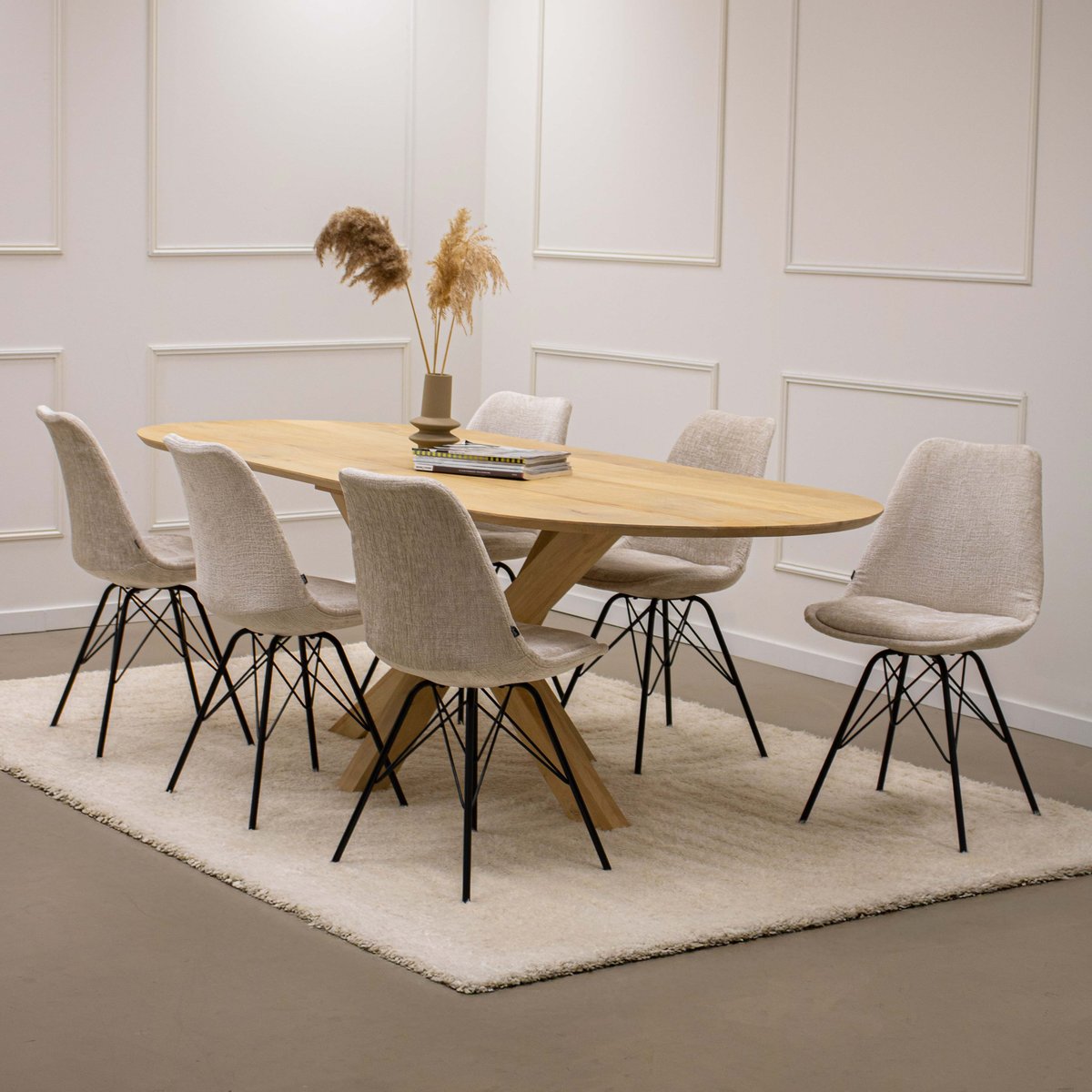 Kick eetkamerstoel Bren - Beige