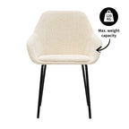 Chaise de salle à manger Kick Odin - Crème