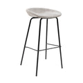 Kick Barhocker Riga - 80 cm - Grau