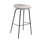 Kick Barhocker Riga - 80 cm - Grau