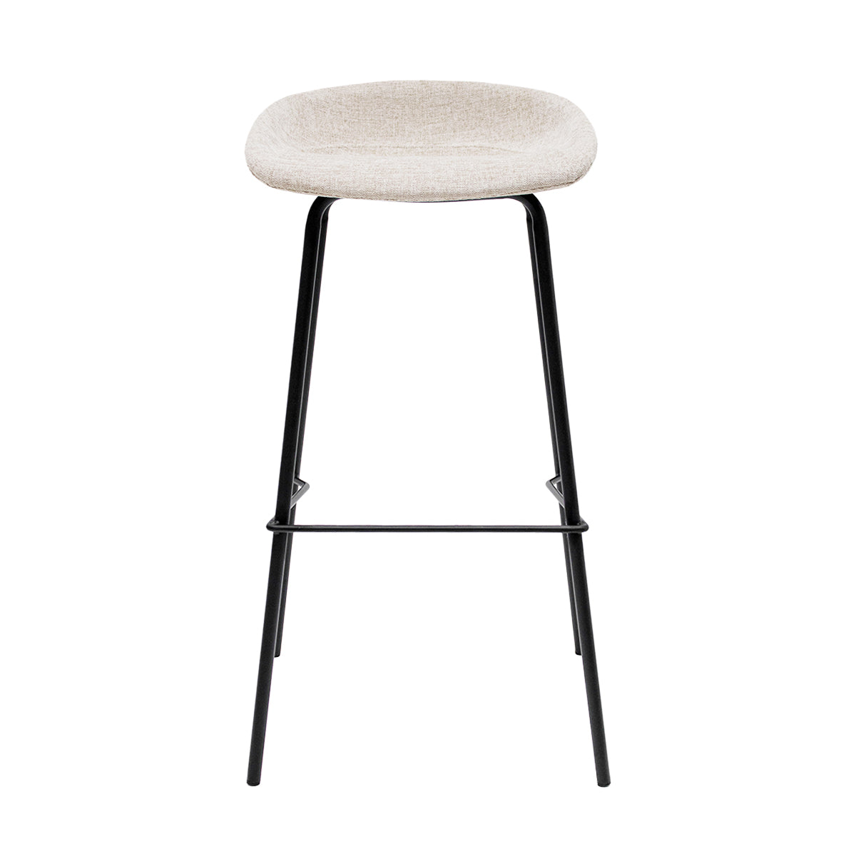 Kick Barhocker Riga - 80 cm - Champagner