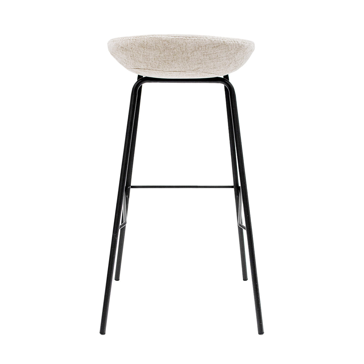 Kick Barhocker Riga - 80 cm - Champagner