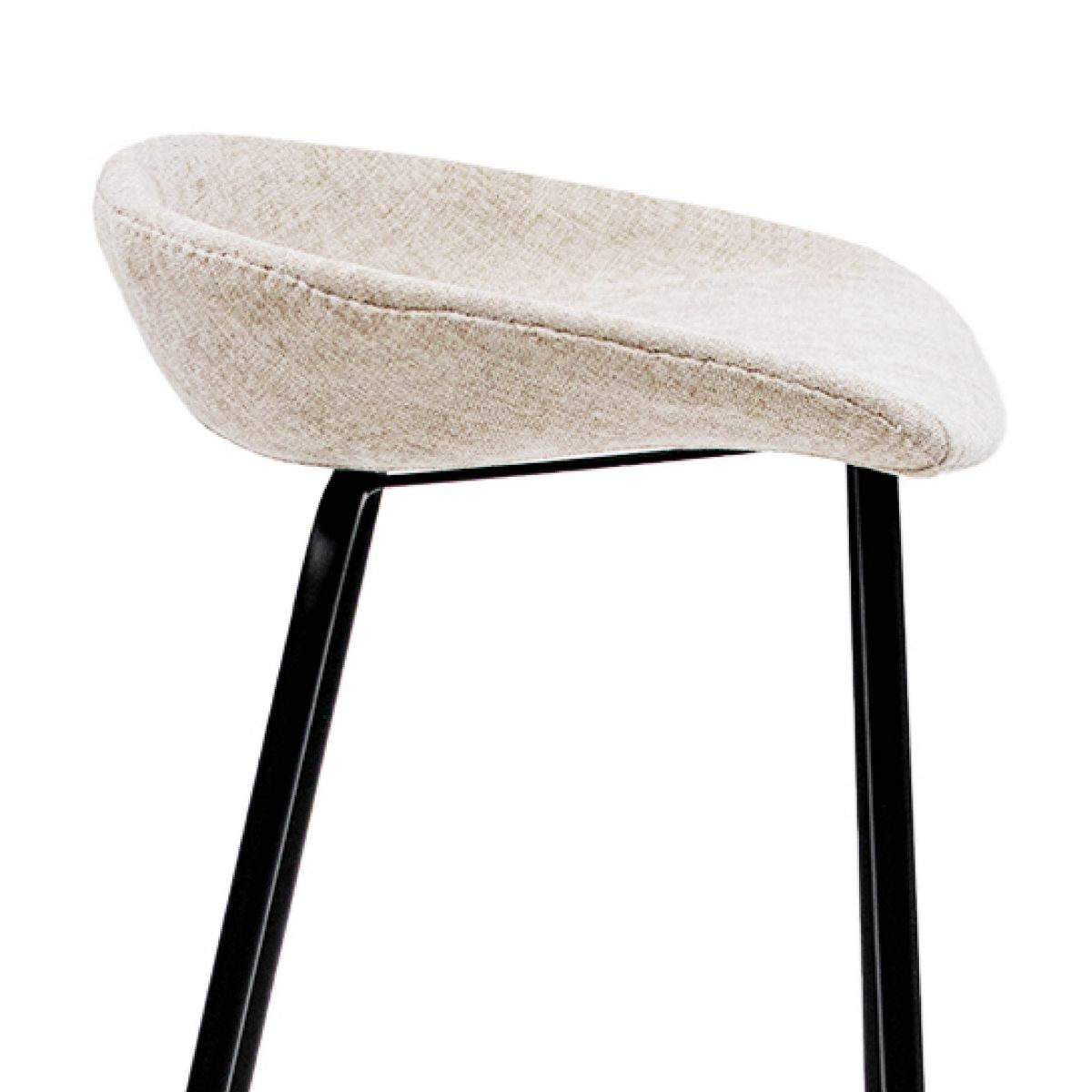 Kick Barhocker Riga - 80 cm - Champagner
