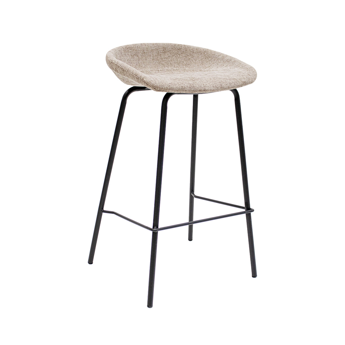 Kick Barhocker Riga - 70 cm - Taupe