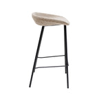 Kick Barhocker Riga - 70 cm - Taupe