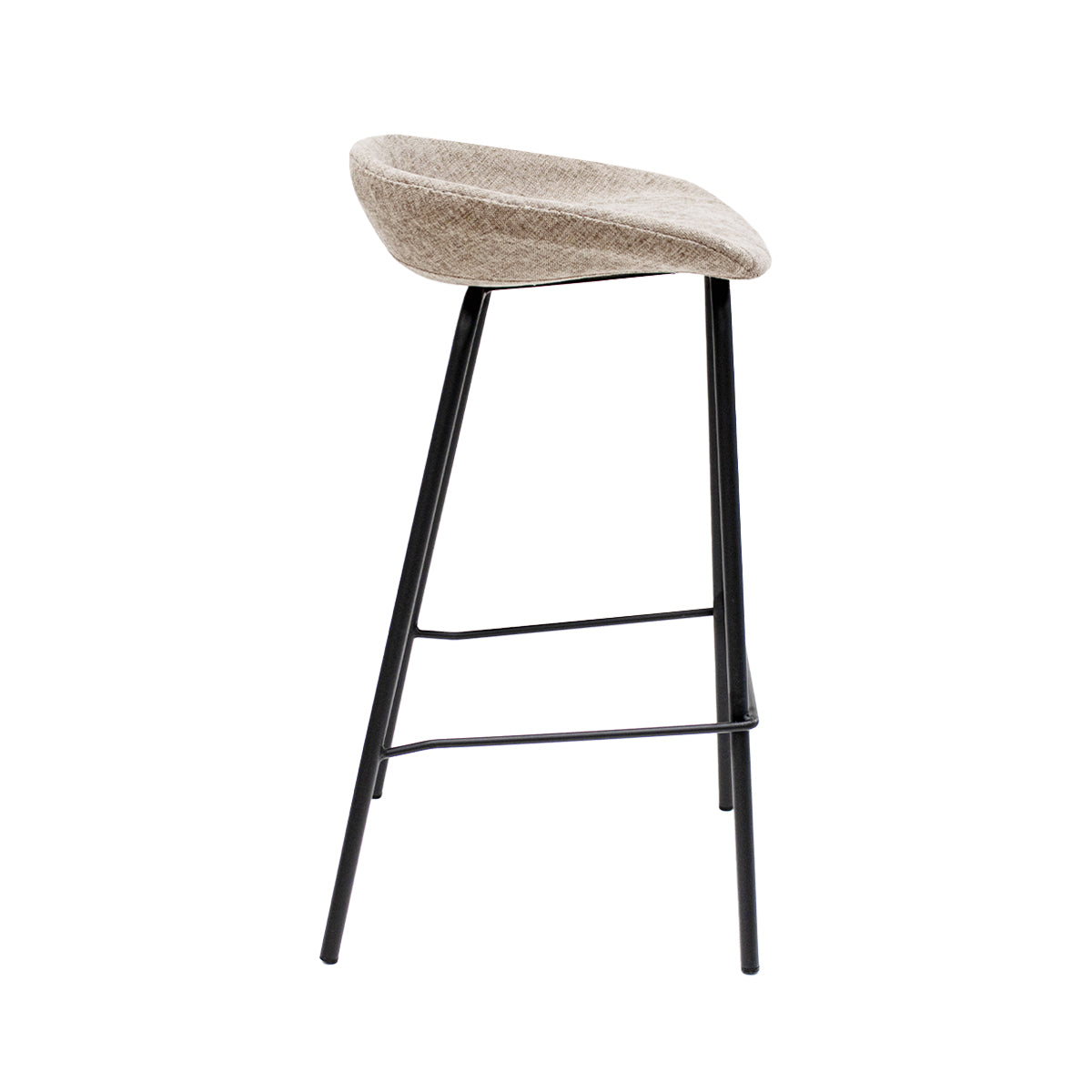 Kick Barhocker Riga - 70 cm - Taupe