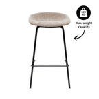 Kick Barhocker Riga - 70 cm - Taupe