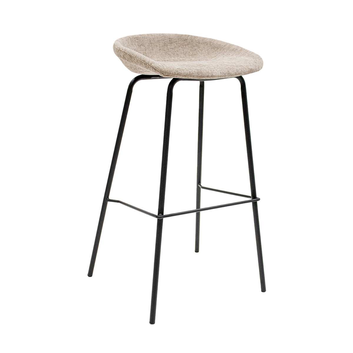 Kick Barhocker Riga - 80 cm - Taupe