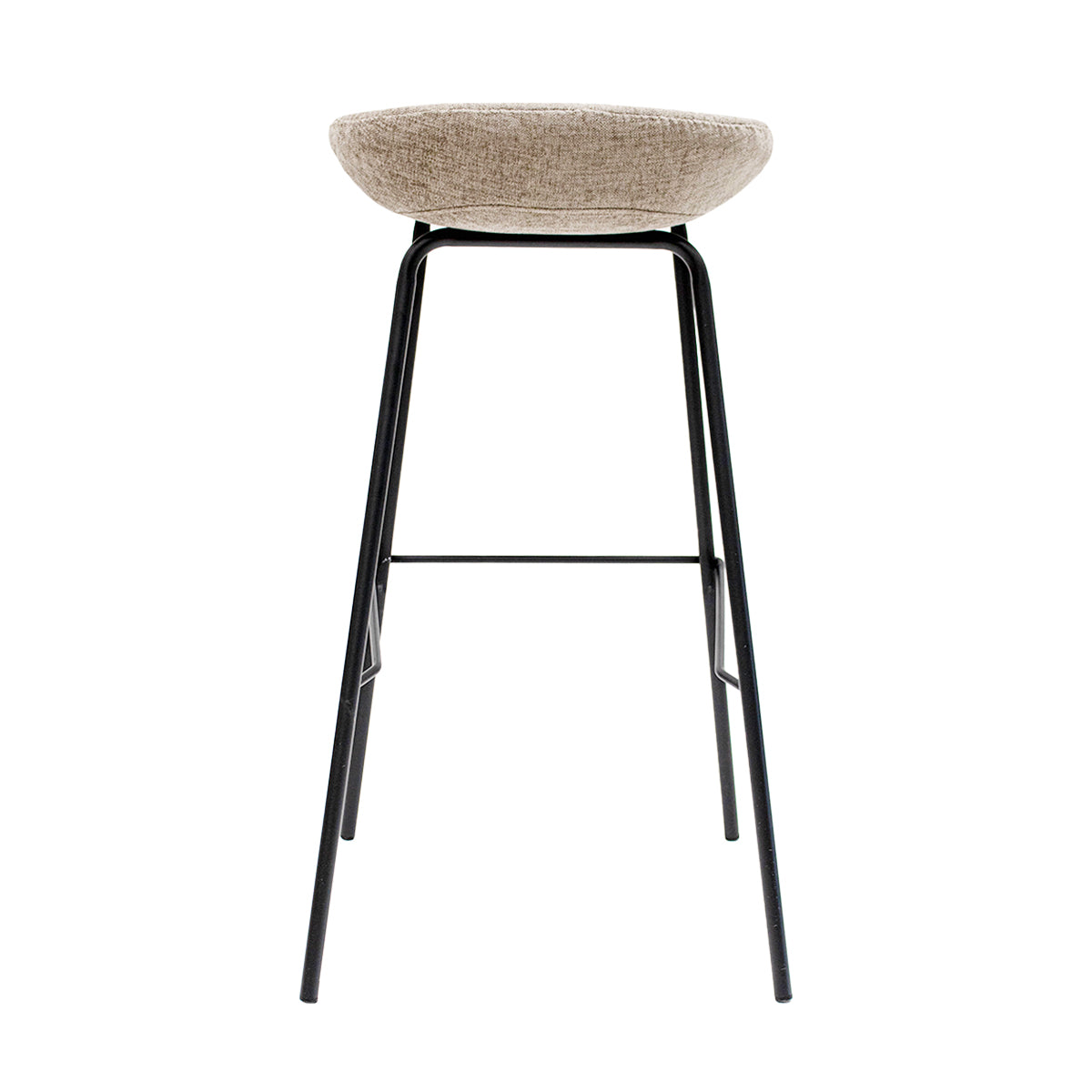 Kick Barhocker Riga - 80 cm - Taupe