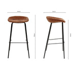 Kick barkruk Riga - 80cm - Terra