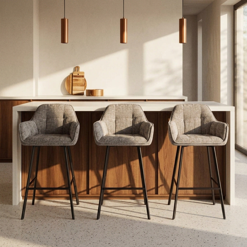 Kick Barhocker Lynn - Grau