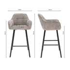 Kick Barhocker Lynn - Grau