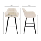 Kick Barhocker Lynn - Creme