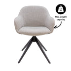 Chaise pivotante Kick Noel - Gris