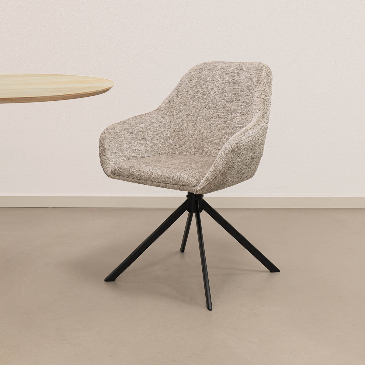 Kick draaistoel Jule - Beige