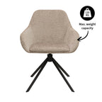 Kick draaistoel Jule - Beige