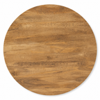 Couchtisch rund Mangoholz Natur - 80 cm ø