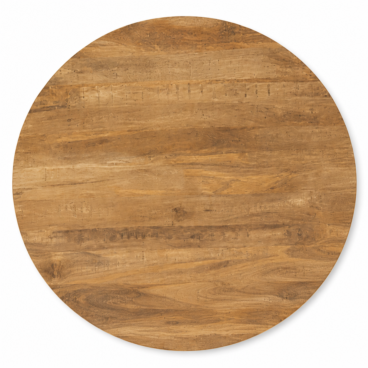 Salontafel Rond Mangohout Naturel - 80 cm ø