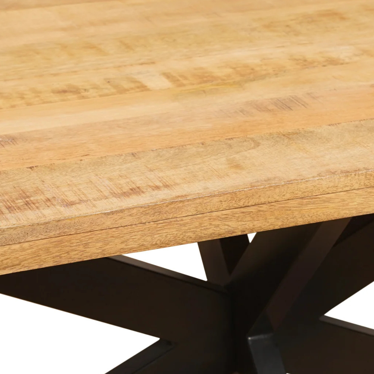 Eettafel Rechthoek Hugo Mangohout Naturel