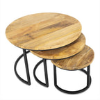 Table basse Rylee, lot de 3