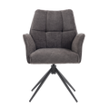Chaise de salle à manger Sem Tresor 16 gris foncé