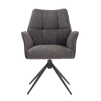 Chaise de salle à manger Sem Tresor 16 gris foncé