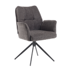 Chaise de salle à manger Sem Tresor 16 gris foncé