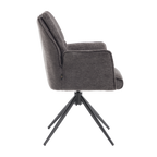 Chaise de salle à manger Sem Tresor 16 gris foncé