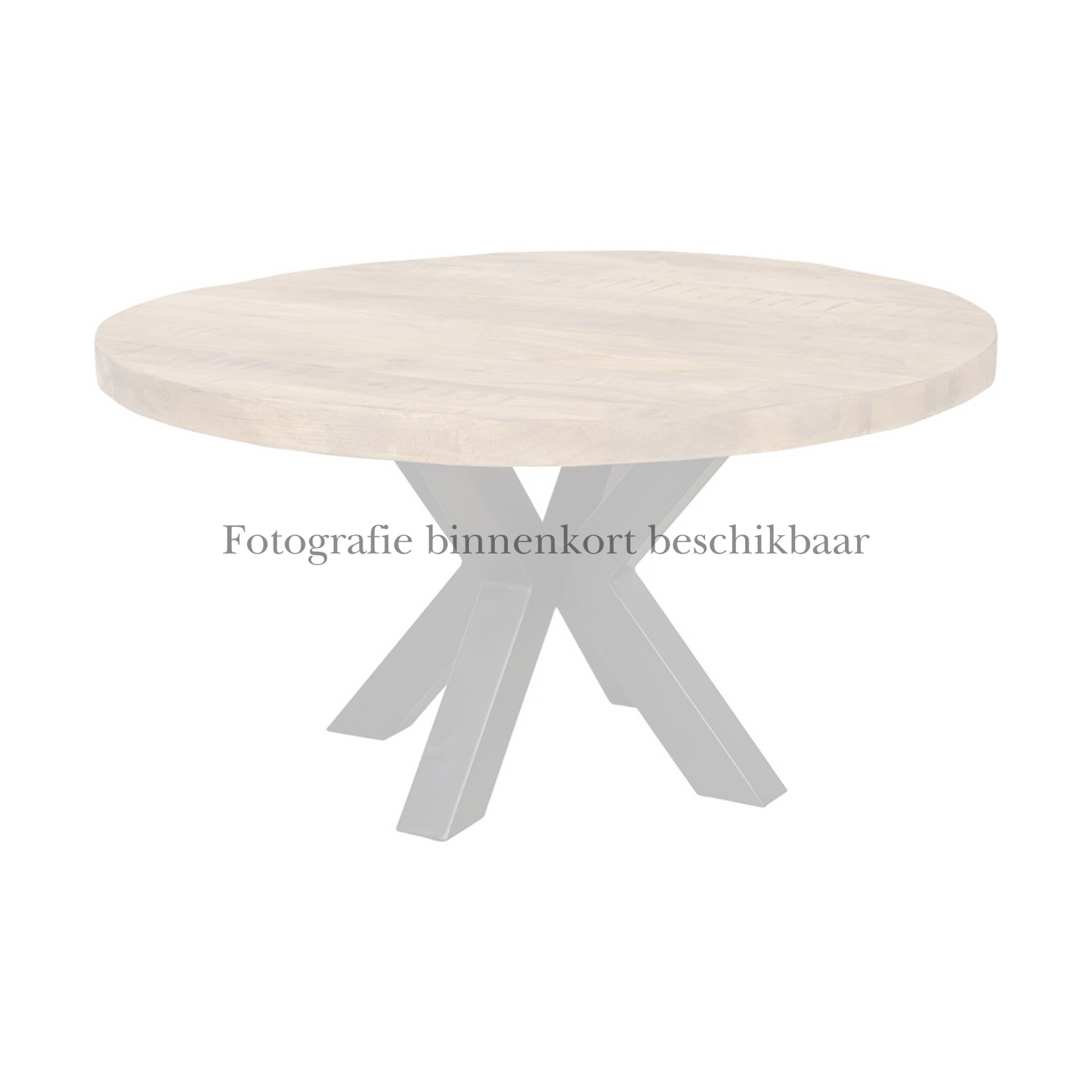 Salontafel Rond Mangohout Naturel