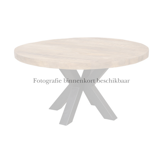Salontafel Rond Mangohout Naturel