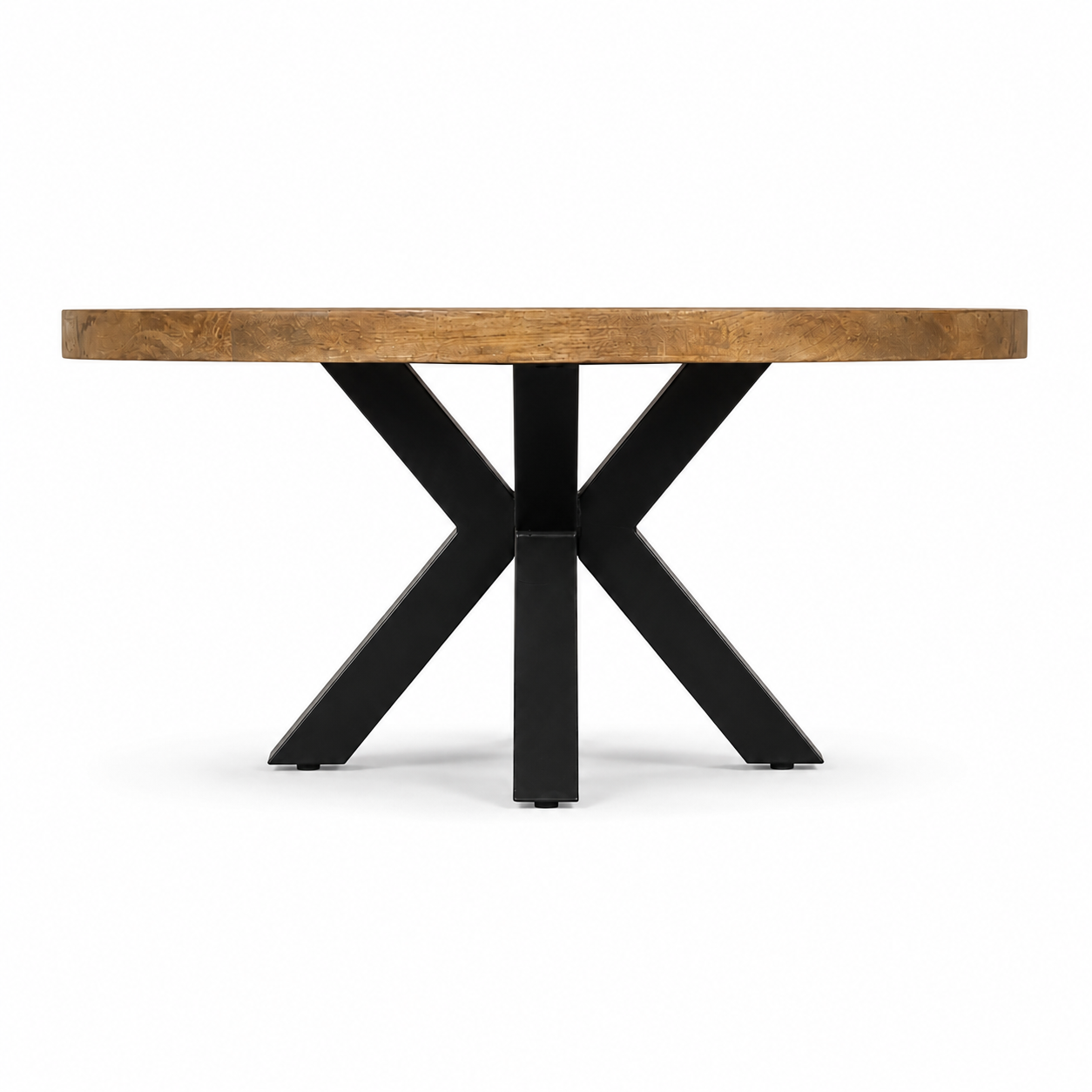 Salontafel Rond Mangohout Naturel - 80 cm ø