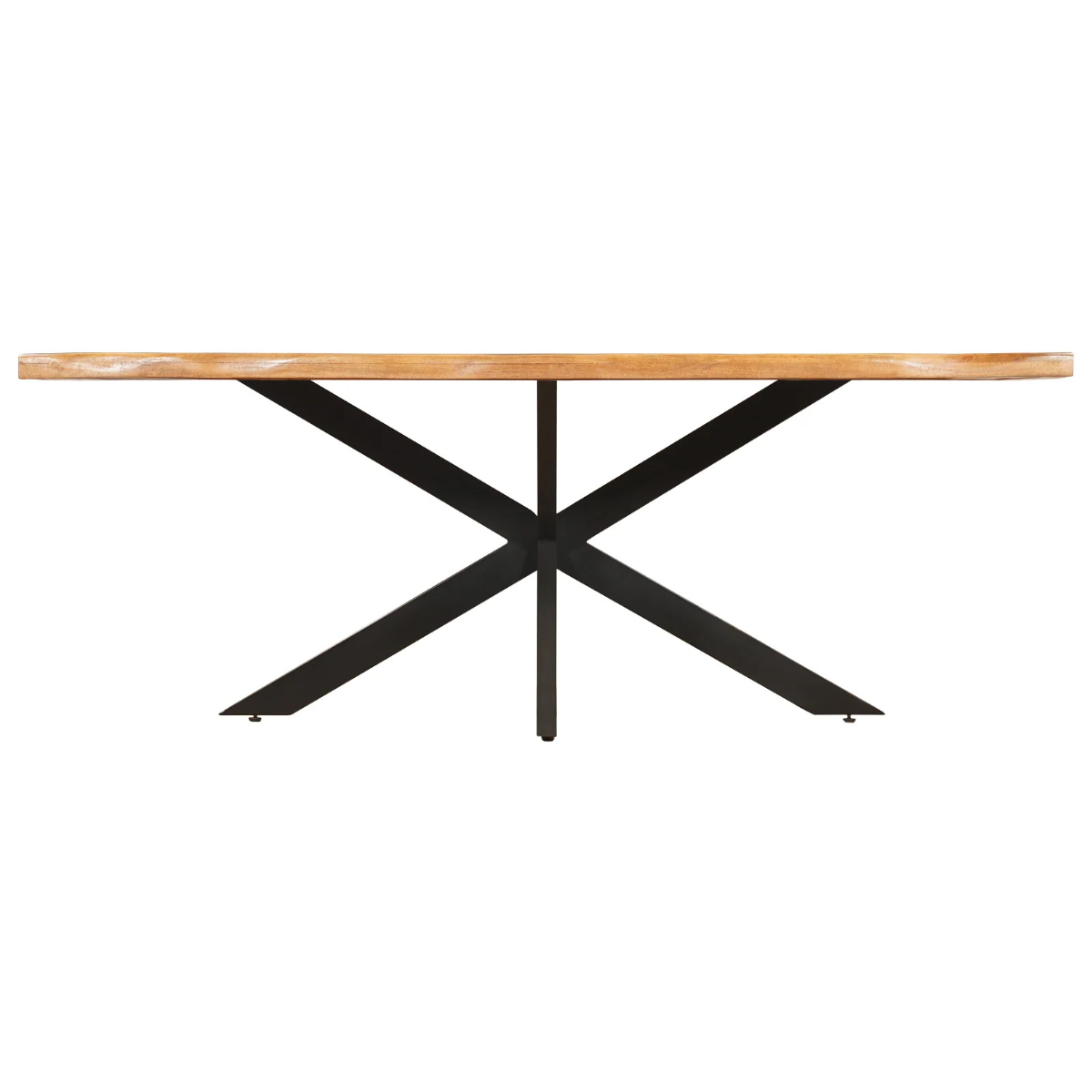 Eettafel Rechthoek Live Edge Mangohout Naturel