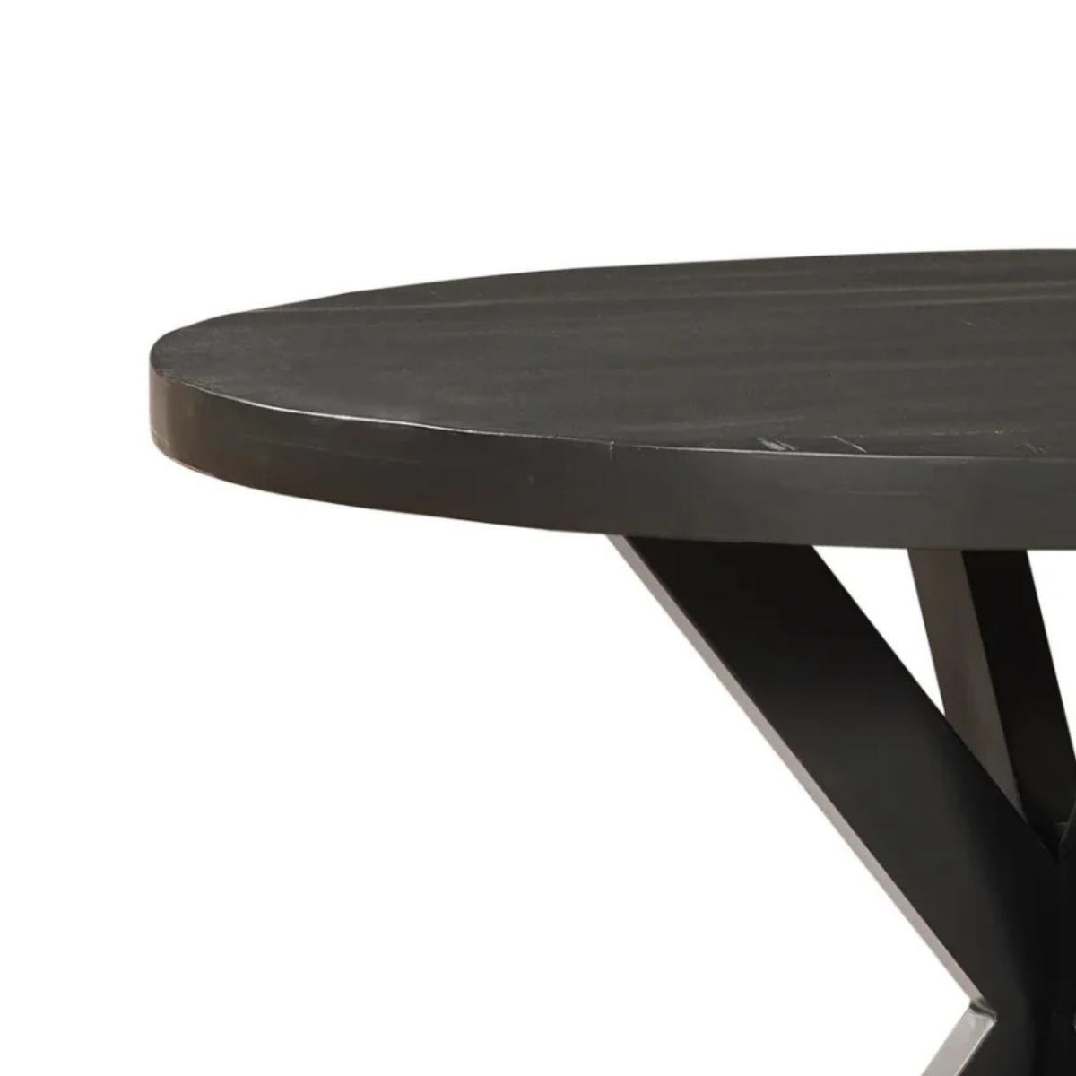Eettafel Rond Edwin Mangohout Zwart