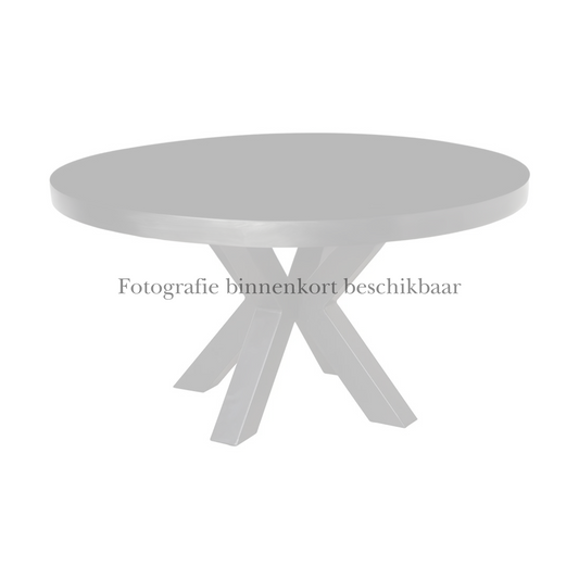 Salontafel Rond Mangohout Zwart