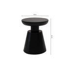 Table d'appoint Kick Abel - Noir