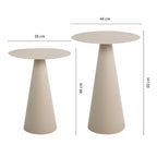 Table d'appoint Kick Vic haute - Beige