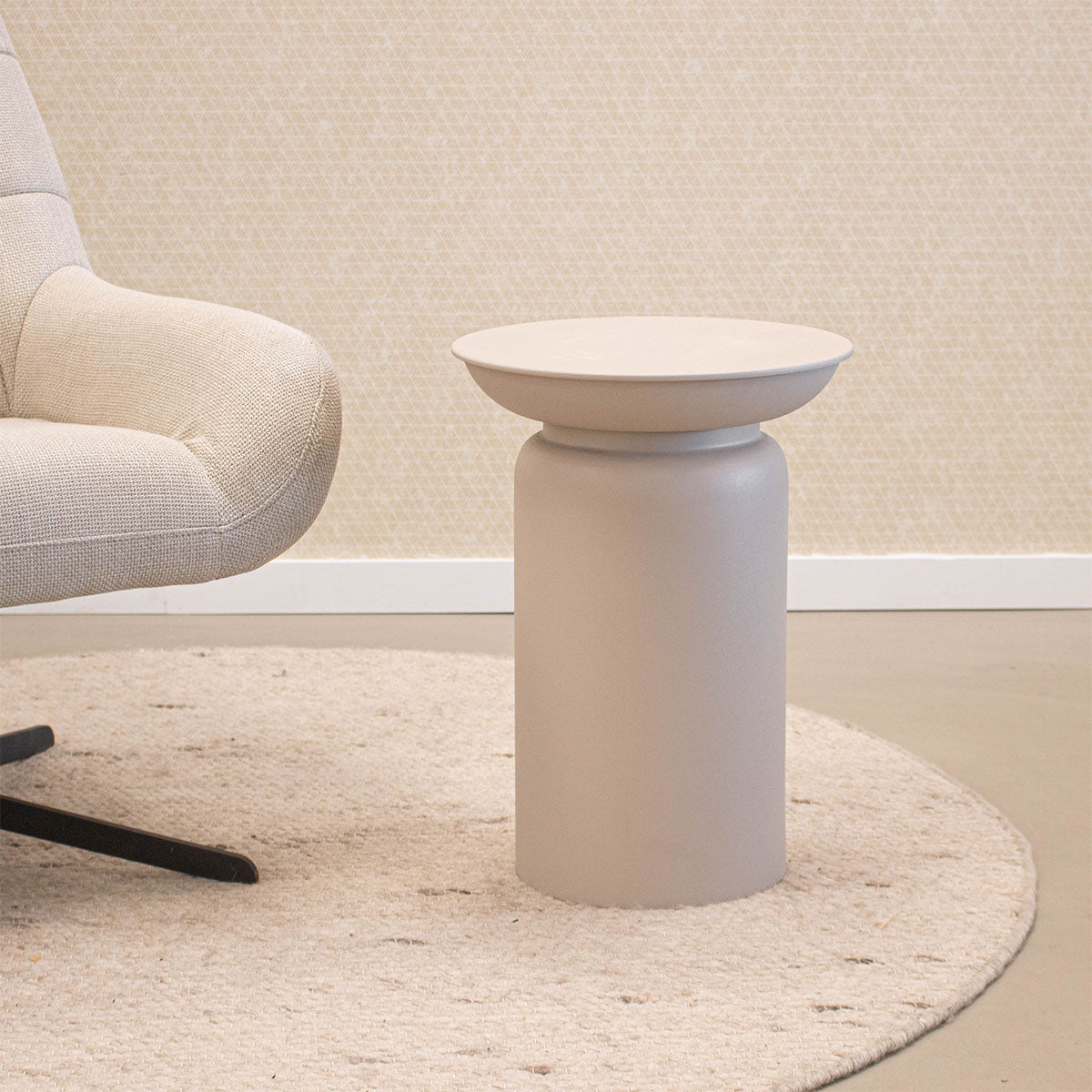 Kick bijzettafel Clay - Beige