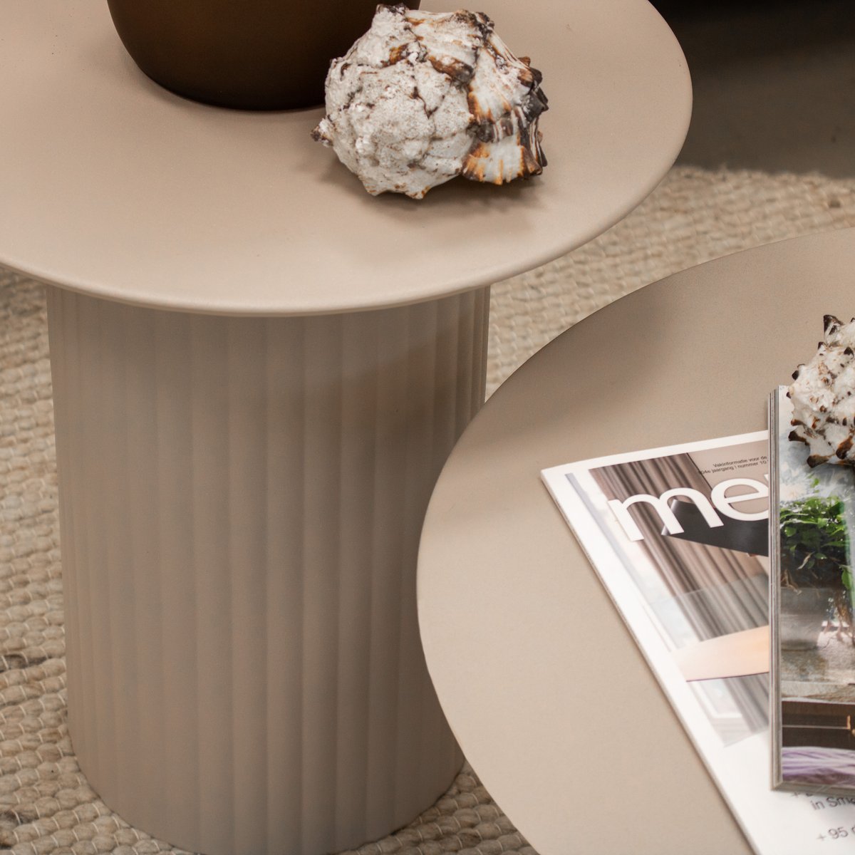 Kick bijzettafel Tilo - L - Beige