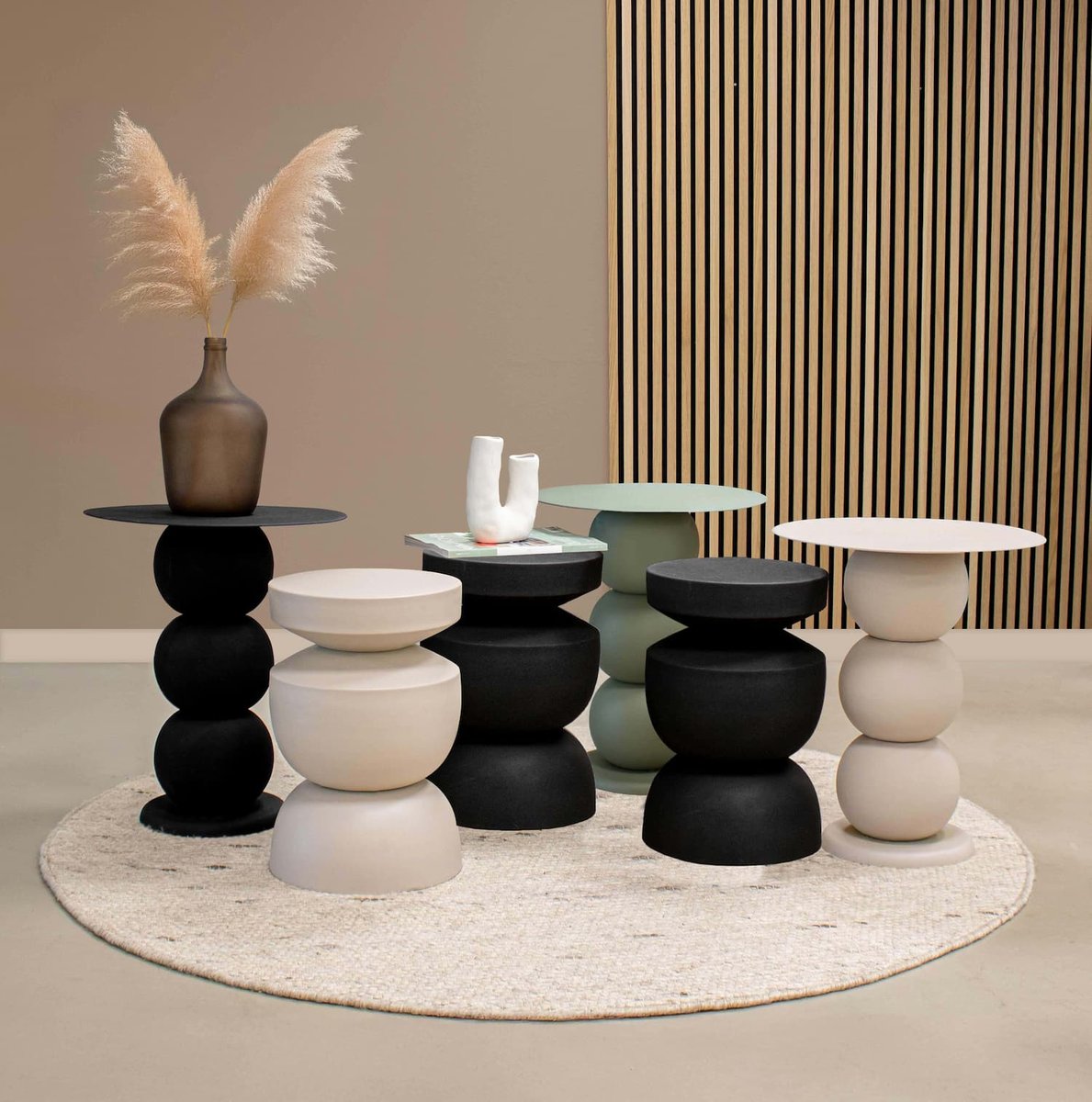 Kick bijzettafel Cis - Beige