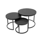 Set de tables basses Kick Dana - Noir