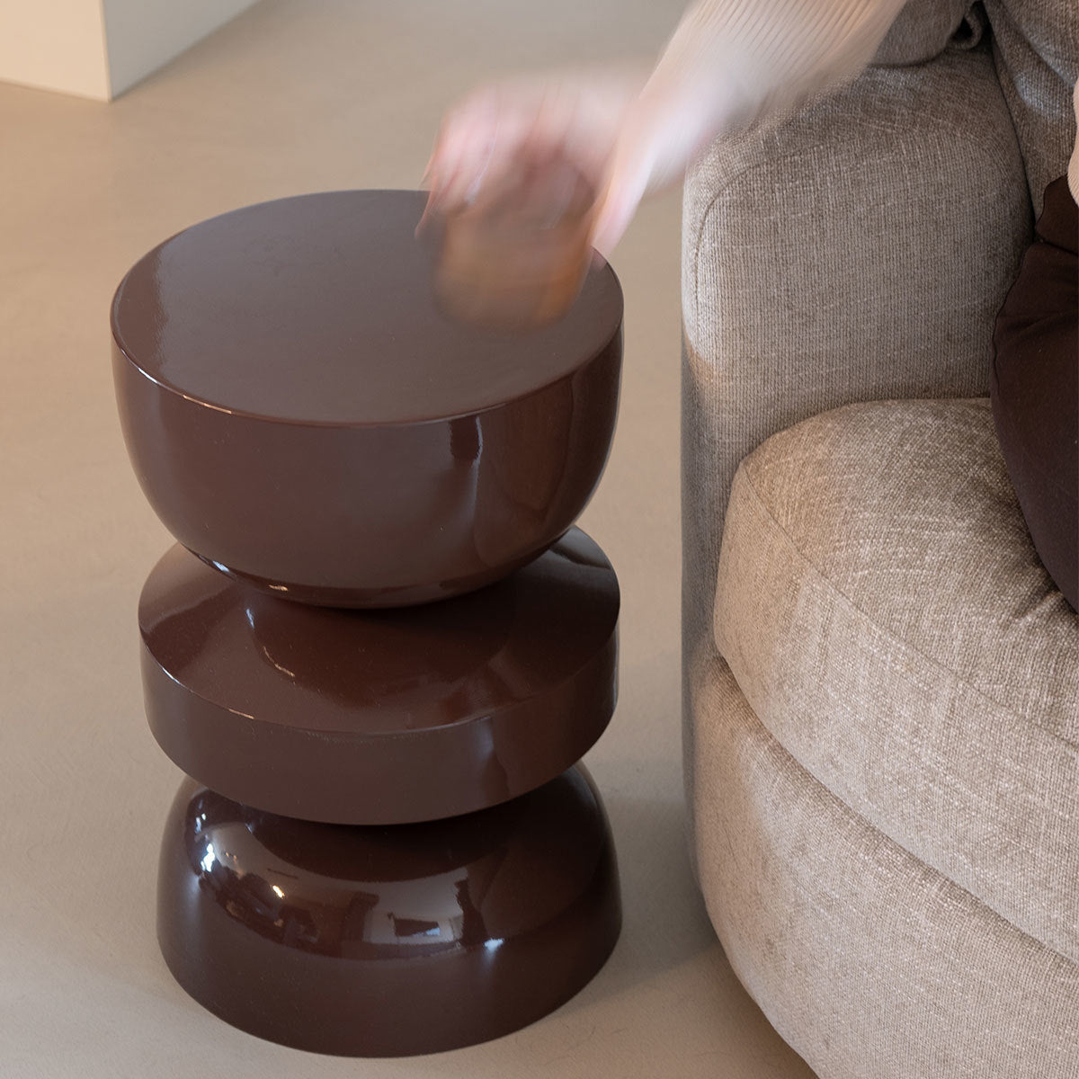 Kick bijzettafel Esra - Zwart