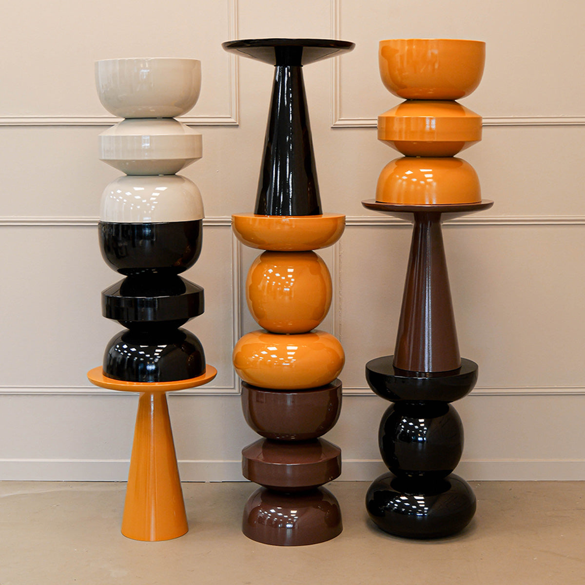 Table d'appoint Kick Lea - Jaune ocre