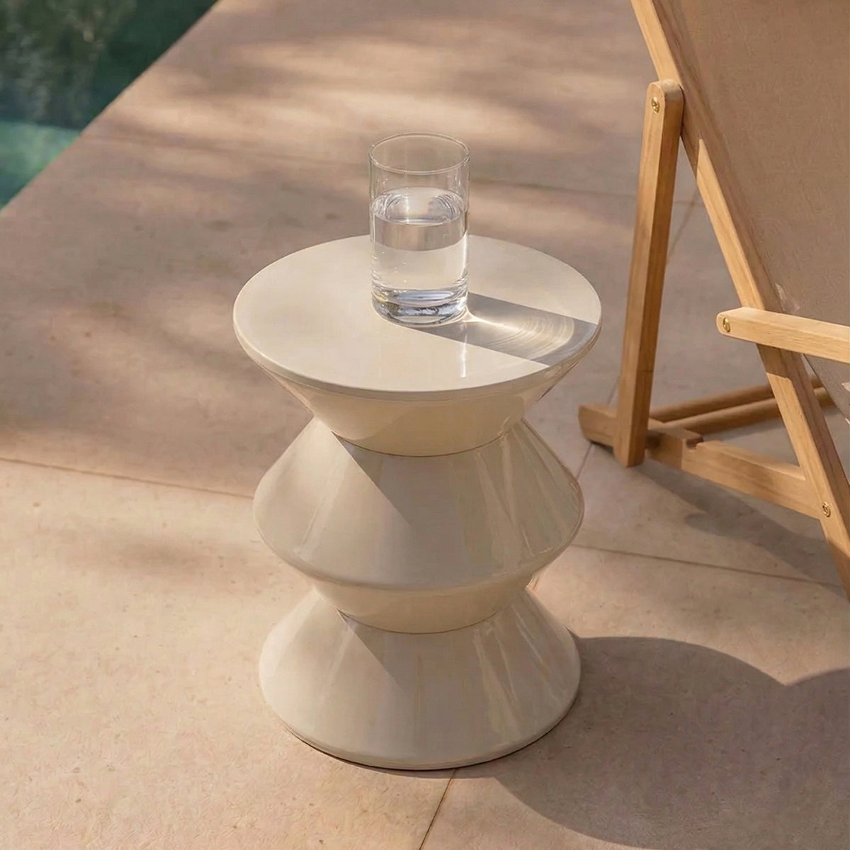 Kick bijzettafel Lotus - Zwart