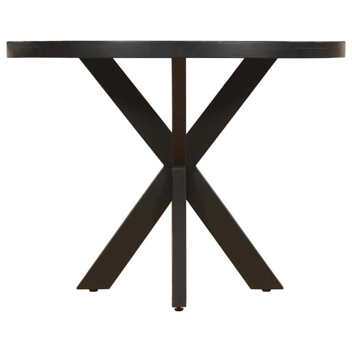 Eettafel Rond Edwin Mangohout Zwart